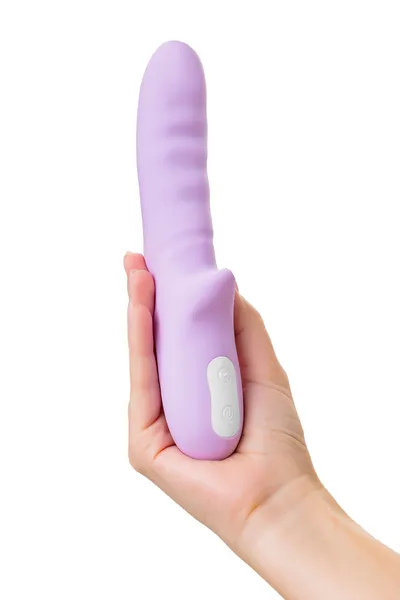 Vibrator-rotator JOS MERRY-GOR, silikon, ljubičasta, 20,7 cm