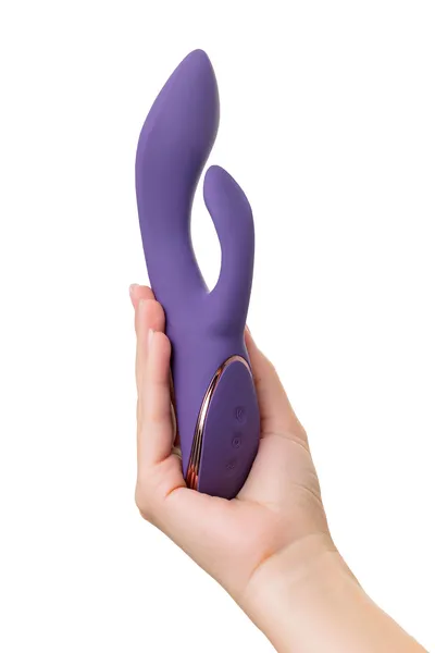 Vibrokrolik sa funkcijom Come-Hither JOS Fingie, silikon, ljubičasta, 21,6 cm