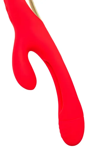 VIBROKROLIK sa pokretnim jezičkom JOS Patti, silikon, crvena, 24 cm