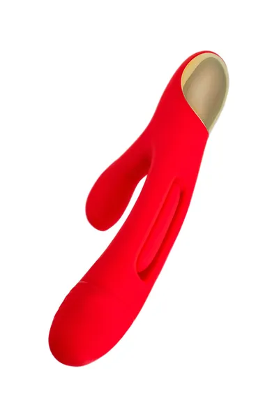 VIBROKROLIK sa pokretnim jezičkom JOS Patti, silikon, crvena, 24 cm