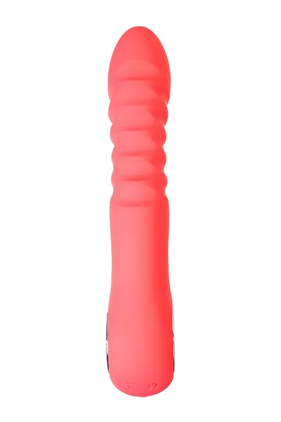 Stimulator sa funkcijom Up Dovn Flovetta flok, silikon, koral, 21,5 cm