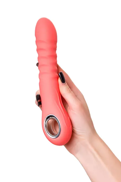 Stimulator sa funkcijom Up Dovn Flovetta flok, silikon, koral, 21,5 cm