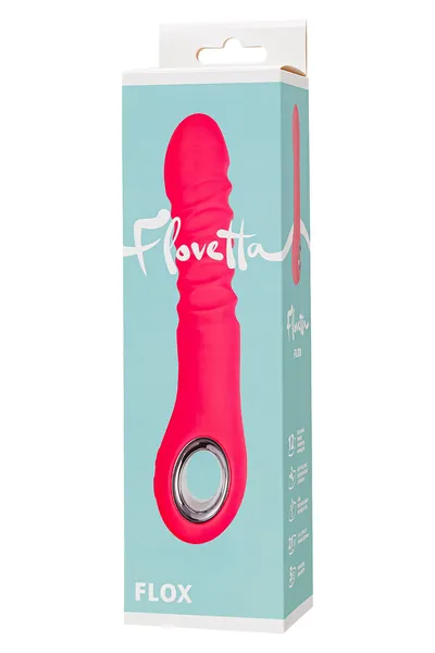 Stimulator sa funkcijom Up Dovn Flovetta flok, silikon, koral, 21,5 cm