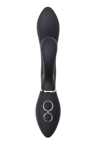 Vibrator-zec vaname D-Splash Avalanche, silikon, Crna, 20,5 cm