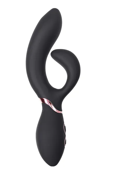 Vibrator-zec vaname D-Splash Avalanche, silikon, Crna, 20,5 cm