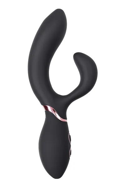 Vibrator-zec vaname D-Splash Avalanche, silikon, Crna, 20,5 cm