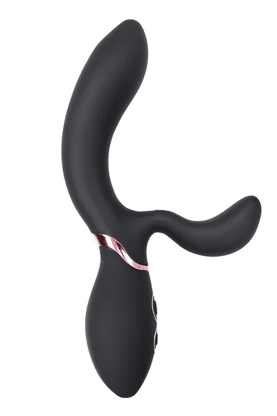 Vibrator-zec vaname D-Splash Avalanche, silikon, Crna, 20,5 cm