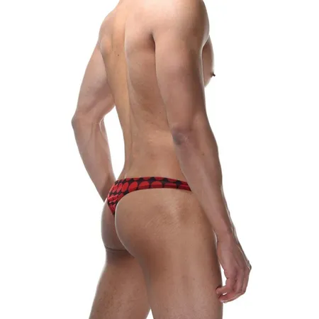 Muške gaćice u krupnom crvenom grašku