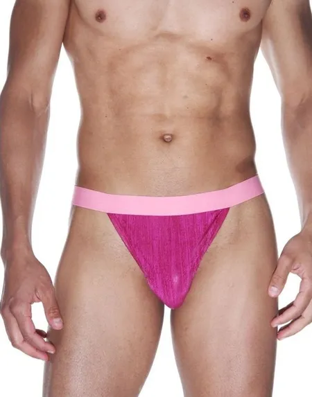 Vruće ružičaste Tonge gaćice na širokom pojasu