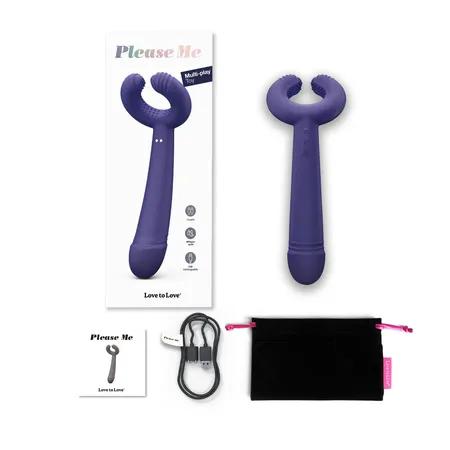 Vibrator za parove Love to Love PLEASE ME-MIDNIGHT INDIGO