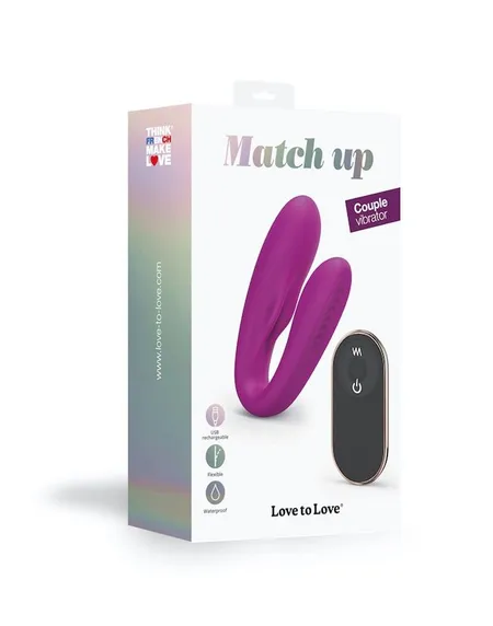 Vibrator u paru Love to Love MATCH UP-SWEET ORCHID