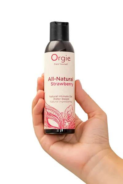 Orgie All-Natural Stravberri 150ml intimni gel