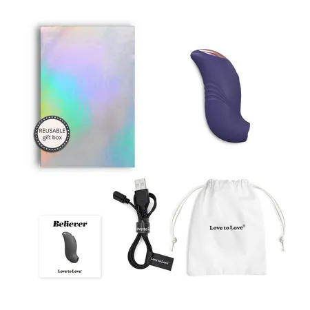 Vakuumski talasni stimulator Love to Love BELIEVER-MIDNIGHT INDIGO