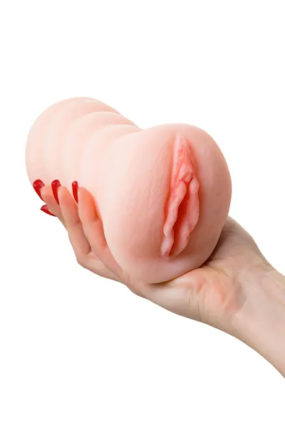 Masturbator samolepljiv Juicy Pussy by TOYFA Wet Kat, TPE, telesni, 15 cm
