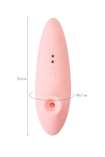Flovetta Lili vakuumski stimulator, silikon, roze, 13 cm