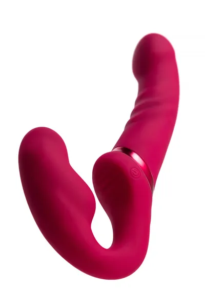 Strapon lovense Lapis, silikon, crvena, 23 cm