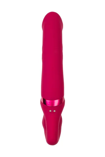 Strapon lovense Lapis, silikon, crvena, 23 cm