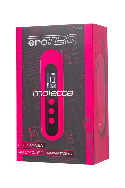 Erotek Molette vakuumski talasni stimulator, silikon, roze, 13 cm