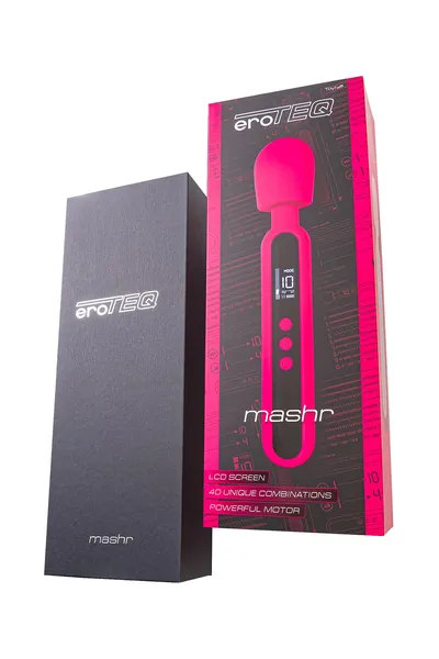 Erotek Mashr intimni masažer, silikon, roze, 23,5 cm