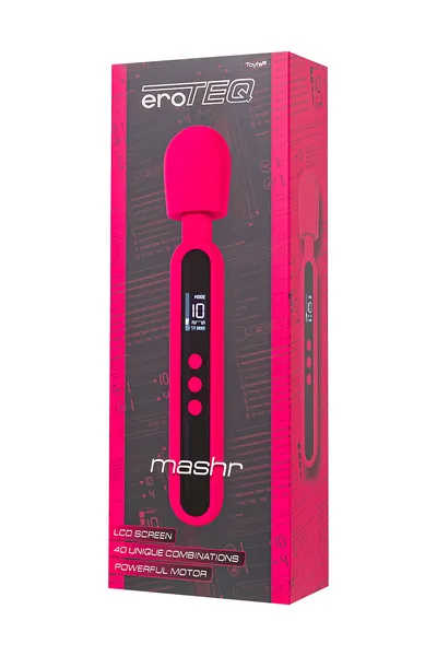 Erotek Mashr intimni masažer, silikon, roze, 23,5 cm