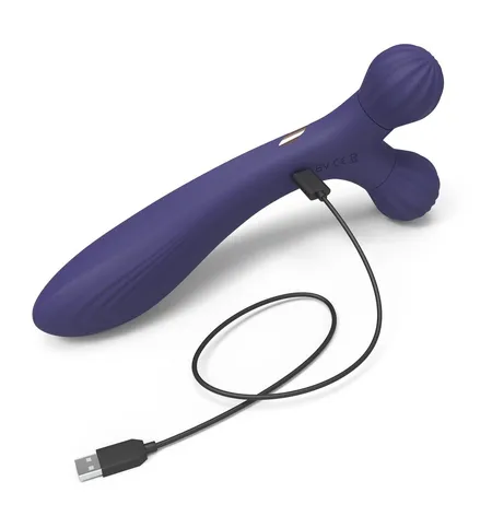 Vibracioni masažer u paru Love to Love FIREBALL MIDNIGHT INDIGO