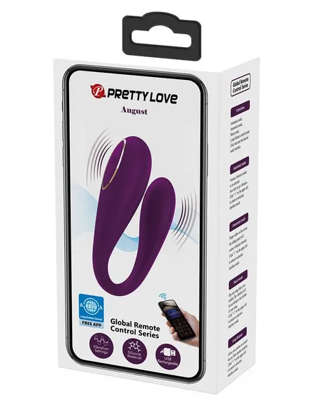 Pretti Love August HP daljinski upravljani Vibrator za dvoje-