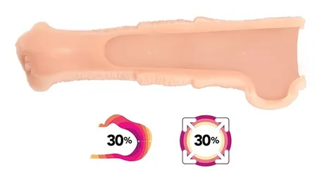 Telesni fantazijski dodatak za penis Cock Sleeve Size L