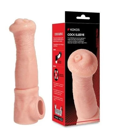 Telesni fantazijski dodatak za penis Cock Sleeve Size L