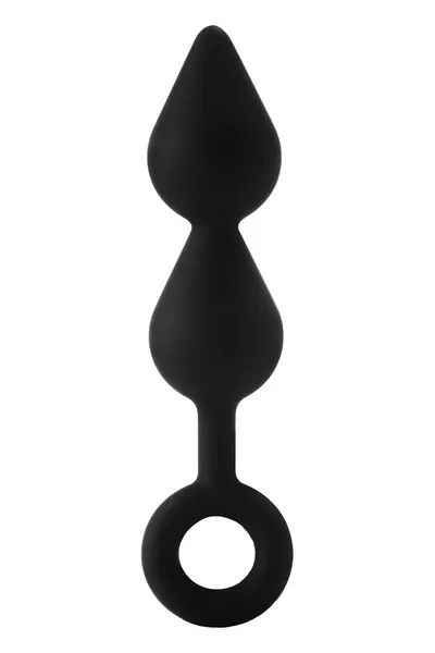 Crni Analni stimulans XL Double Drop plug-20 cm.