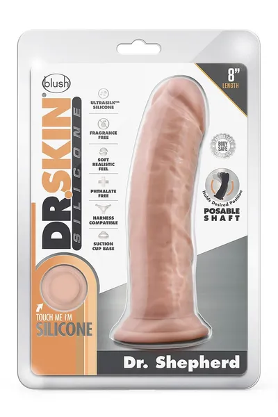 Telesni dildo na usisnoj čaši dr. Shepherd 20,3 cm.