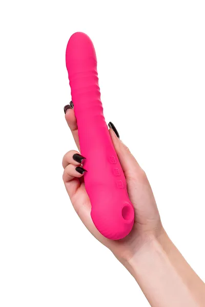 Jos COTOK vibrator pulsator sa vakuumskom stimulacijom, silikon, roze, 23 cm