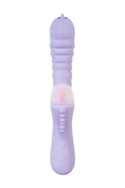 Vibrator sa funkcijom Up Dovn Joss Spinni, silikon, ljubičasta, 23 cm