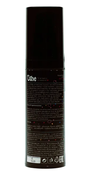 Съедобный лубрикант на водной основе tishe с ароматом манго и малины .