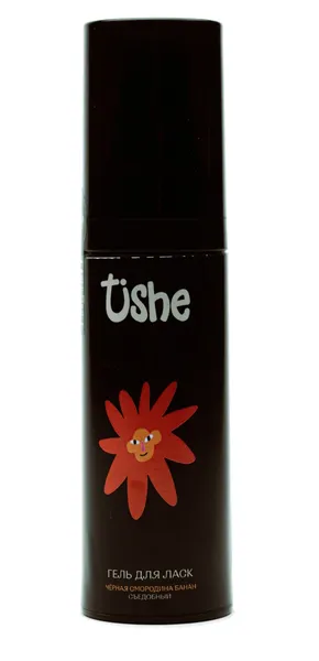 Съедобный лубрикант на водной основе tishe с ароматом черной смородины и банана .