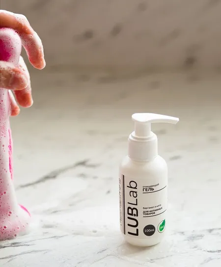 Lublab 100ml eko-gel za čišćenje intimnih igračaka bergamot i nana