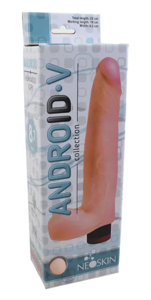 Vibrator realista Android Long cibercorse