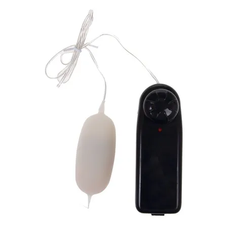 Telesni vibrojajco sa repom i žičanim kontrolnim daljinskim upravljačem Eleanora