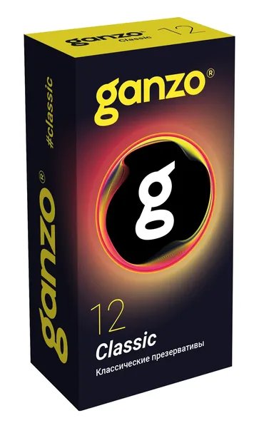 Классические презервативы с обильной смазкой ganzo classic