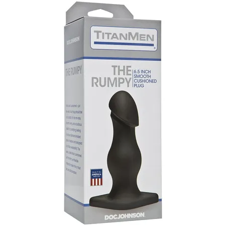 Crni Analni čep Titanmen The Rumpi - 16,5 cm.