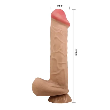 Dildo sa efektom klizne kože Pretti Love BV-008103NRG