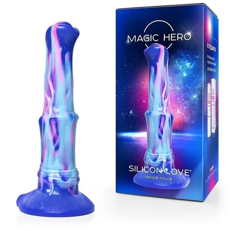Plavo-plavi fantazijski Dildo-25 cm.