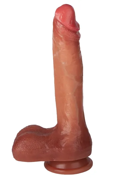 Realistični Dildo-gigant napravljen od dvoslojnog silikona-26,5 cm.