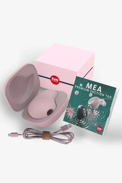 Vakuumski talasni beskontaktni stimulator klitorisa Fun Factori MEA, silikon, roze