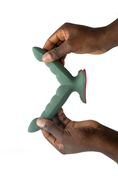 Fun Factori Ride Dildo, silikon, maslina, 12,3 cm
