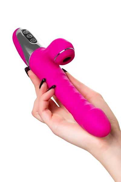 Vibrator sa vakuumskom talasnom stimulacijom klitorisa Joss to-FROLLI, silikon, roze, 21,5 cm