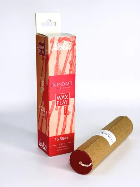 Sveća za wax play bondage to blaze