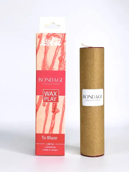 Sveća za wax play bondage to blaze