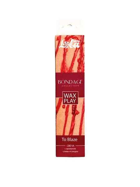 Sveća za wax play bondage to blaze