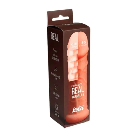 Dildo Real Extra Size Bubbles 7014-01lola