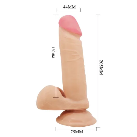 Dildo sa efektom klizne kože Pretti Love BV-008017LP